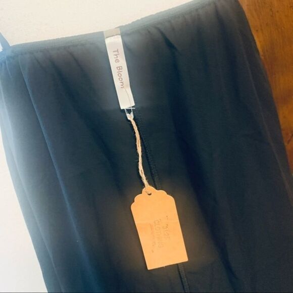 The Bloom Black Sheer & Lace Asymmetrical Lingerie Top NWT - Picture 8 of 14